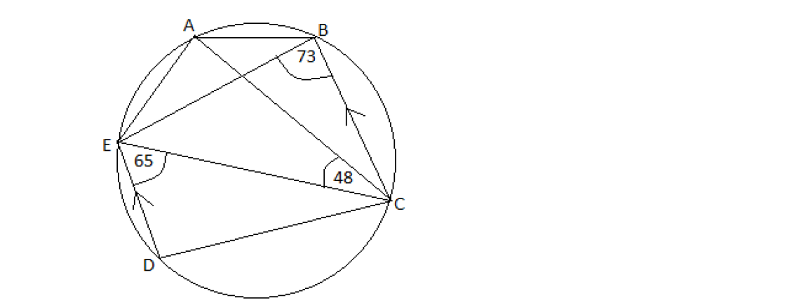 Angle Properties example in circle properties