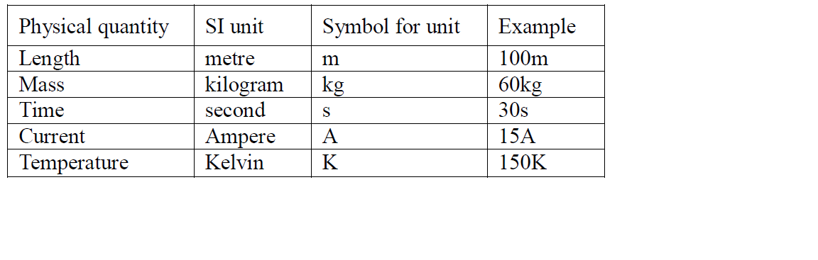  SI unit 